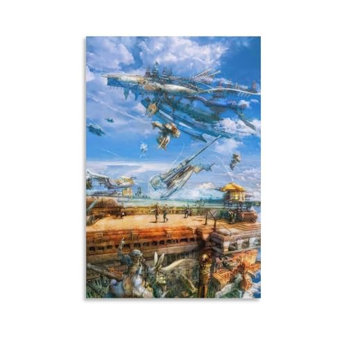 �t�@�C�i���t�@���^�W�[ �|�X�^�[ (25) �v�����g �L�����o�X �ǃA�[�g ���_�� �z�[������ �摜 �ǂ̊G �ŉ� �M�t�g12x18inch(30x45cm)