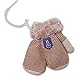 iEasey Kinder Winter Handschuhe für Baby 6-36 Monate Niedlich Kleinkind Plüsch Fäustlinge auf Schnur Dicke Warm Wolle Strickhandschuhe Kinder Schnee Handschuhe Baby Mädchen Jungen Geschenk