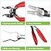Toolwiz Automobile Hose Removal Pliers, Auto Fuel, and Vacuum Line Tube Hose Remover Pliers, Separator Tools Pipe Repairing Tool for Marine, Oil, Hosepipes Vehicle