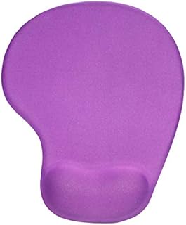 Office Mousepad with Gel Wrist Support - Ergonomic Gaming Desktop Mouse Pad Wrist Rest - Design Gamepad Mat Rubber Base for Laptop Comquter -Silicone Non-Slip Special-Textured Surface (06-1Purple)
