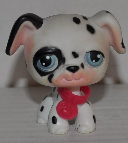 Dalmatian #44 (Blue Eyes) - Littlest Pet Shop (Retired) Collector Toy - LPS Collectible Replacement Figure - Loose (OOP Out of Package & Print)