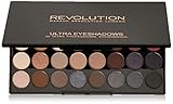 Matt und Schimmer Makeup Revolution London Ultra 32 Lidschatten Palette Flawless 2, 700 g