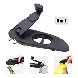 Multifunctional 8 in 1 Manual Can Opener,Ergonomic Bottle Opener with Rotary Handle,Latest Kitchen T