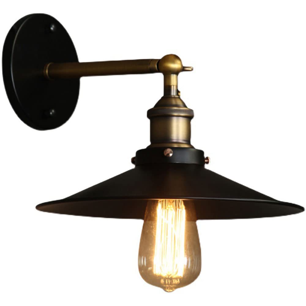 Farol retro de pared para terrazas y cafés con encanto americano e iluminación vintage E27 8
