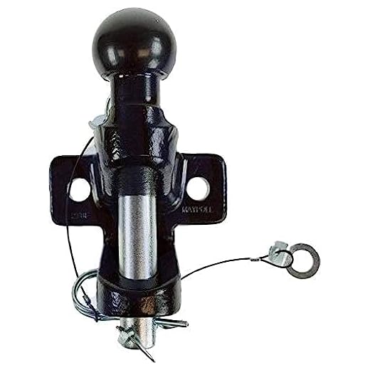 Meypole MP87 - Enganche de Bola y Clavija para Todos los vehículos, 50 mm, Color Negro