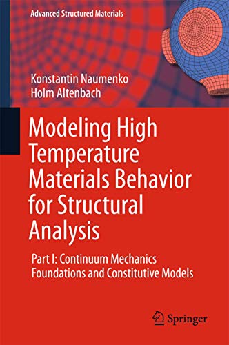 Modeling High Temperature Materials Behavior for Structural Analysis: Foundation of Continuum Mechanics and Constitutiv Equations: 28 (Advanced Structured Materials, 28) view 2
