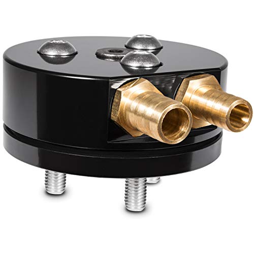 SMALLFATW Diesel Fuel Tank Gas Integrated Return Dual-Port Sump Kit Compatible with Airdog FASS Cummins Duramax Powerstroke - Image 3