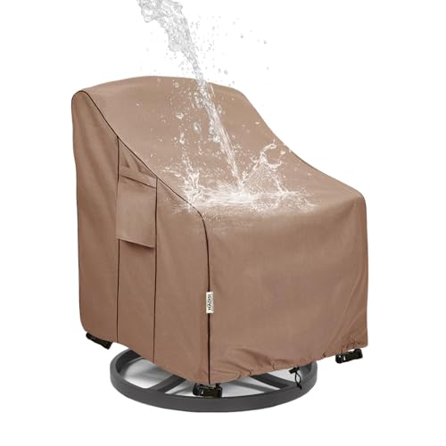 Hadisi Patio Swivel Chair Covers,Patio Chair Covers,All-Weather Heavy Duty and Waterproof Outdoor Lawn Patio Furniture Covers (30