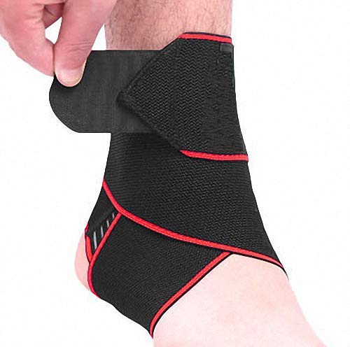 MILASIA Cavigliera stabilizzatrice Protettiva, 1 pare Comoda cavigliera Elastica Donna Uomo Comoda Super Confortevole Protezione Caviglia Regolabile Cavigliera