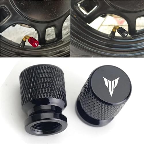 Bouchons de valve de pneu moto gris pour balade en MT - 2