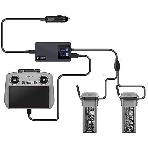 Hub de charge rapide voiture DJI Air 3 pour road trip et vidéo