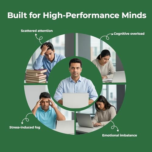 Image of OYB Brain Ease - Stress Relief & Mind Wellness Supplement with Ashwagandha, Brahmi, Jatamansi, Shankhpushpi & Sarpagandha | Ashwagandha & Brahmi Supplement for Men & Women | 30 Tablets