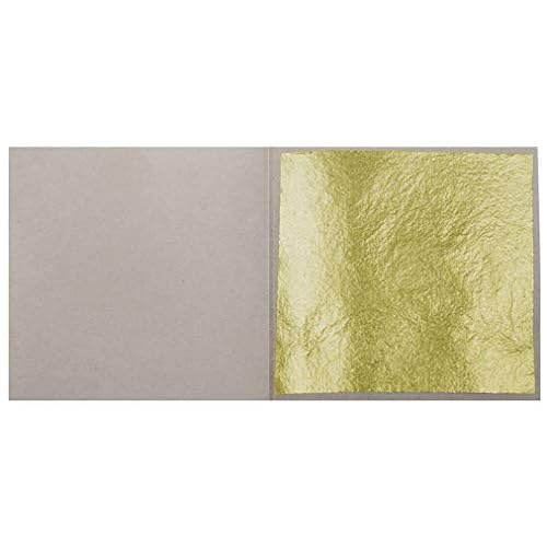 10 Blatt Echtes Blattgold 3,8 x 3,8 cm 23,75 Karat Echtgold Speisen Essbar