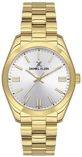 ساعة يد انالوج للنساء من دانيال كلاين DK.1.13487-3، قطر الهيكل 33 ملم، فضي