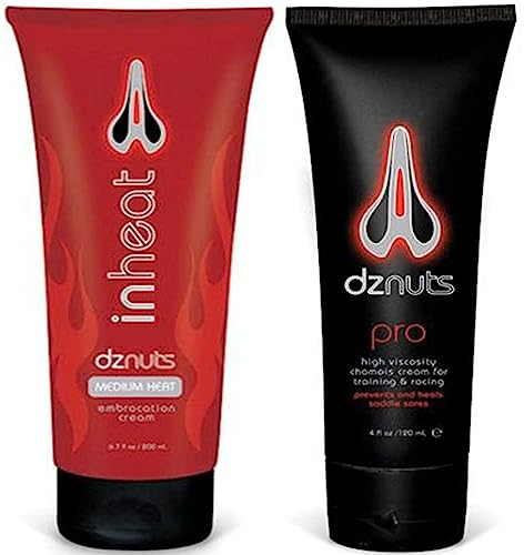 dznuts - Men’s Pro Chamois Cream + in Heat Embrocation
