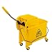 Industrial Mop Bucket with Wringer, 5.28 Gallon Commercial Janitorial Cart for Business, Mop Bucket and Side Wringer Combo with Wheels for Home and Restaurant