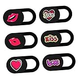 QUMIIRITY 6個 カメラ プライバシー カバー トップカバー トップスタンド スライダー computer pc xp タブレット カメラ スライド カメラカバーブロッカー