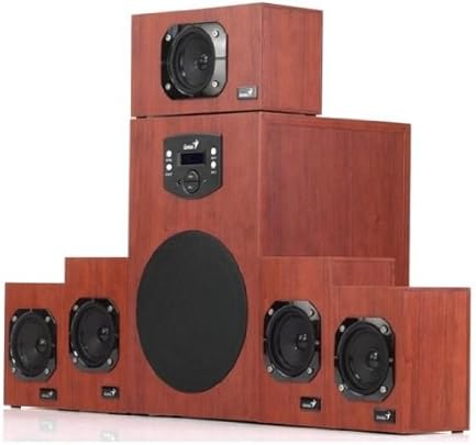 Genius SW-HF 5 1 4600 5 1canali 125W Legno set altoparlanti Genius SW-HF 5 1 4600 5 1canali 125W Legno set altoparlanti