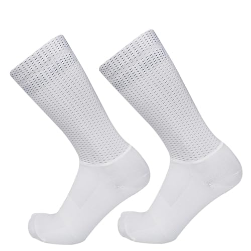 Aero Socks Cycling Men Women Mesh Fabric Breathable Sweat-Absorbing Silicone Non-Slip Cycling Aero Socks one size3