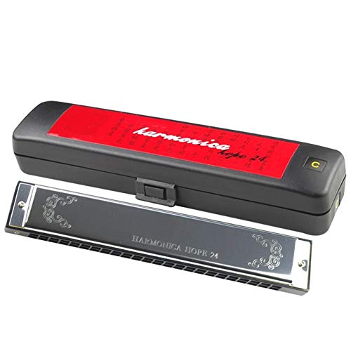 KIRANDIE 6624p Harmonica 24 Trous en Laiton roseaux Blues Harp Buck organe Key C ABS Peigner des Instruments de Musique… - Les Beatles, Paul McCartney, John Lennon, RIngo Starr, George Harrison KIRANDIE 6624p Harmonica 24 Trous en Laiton roseaux Blues Harp Buck organe Key C ABS Peigner des Instruments de Musique… – Image 6