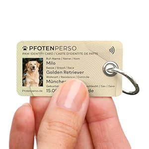 Pfotenperso Hundeausweis mit NFC-Chip