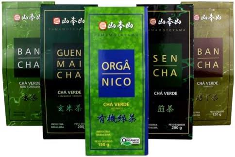 Kit Premium de Chás Verde Yamamotoyama Método Japônes - 5 Variaçõ...
