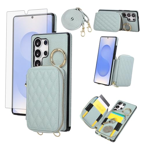 Coque Samsung S24 Ultra antidérapante Asuwish antichoc XKZHAXLLB Bleu