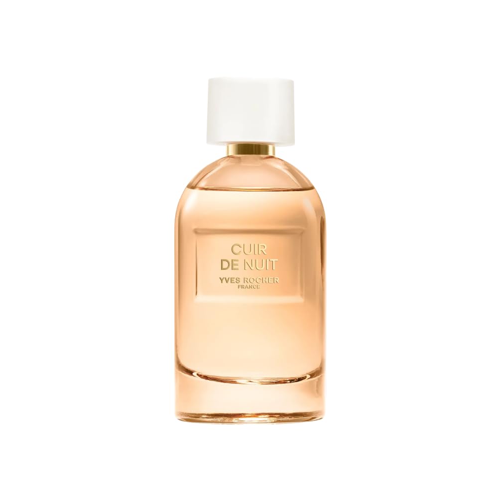 Yves Rocher Cuir de NUIT – woda perfumowana – ambrowo-waniliowy zapach z wanilią, kakao i kawą – zmysłowa, wyrazista kompozycja na wieczór – alkohol pochodzenia roślinnego – 100 ml
