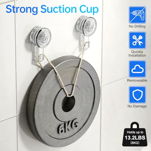 PAVSTINE Suction Toothbrush Holder Large, Electric Toothbrush Stand No Drilling, Tooth Brush Holder Wall Mounted, MAX Hold 6 KG, Remove Toothpaste Holder for Bathroom, Kitchen, Transparent - Cosy Home Interiors PAVSTINE Suction Toothbrush Holder Large, Electric Toothbrush Stand No Drilling, Tooth Brush Holder Wall Mounted, MAX Hold 6 KG, Remove Toothpaste Holder for Bathroom, Kitchen, Transparent - Image 2