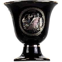 BEAUTIFUL GREEK STATUES Pythagoras Cup of Justice Dionysus Acropolis II Pythagorean Fair Mug Ancient Greece Black Cobalt Usable