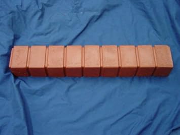 Brick Straight Border Edging Plastic Craft Mold to Make Using Concrete or Plaster 5013