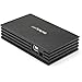 StarTech.com 4 Port Compact Black USB 2.0 Hub - Bus-powered or with Included Power Adapter - Portable Mac/PC laptop hub, TAA (ST4202USB)