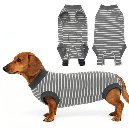 Image of Dog Surgery Recovery Suit Spay Recovery Onesie for Female Male Dogs