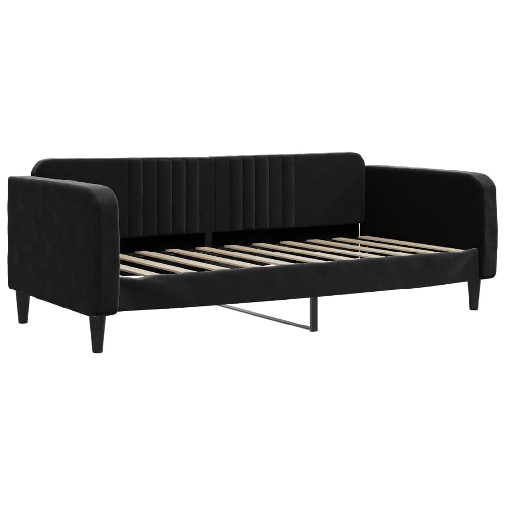 Bedbank Leonard BLN-kids Black 90x200 incl. Onderbed | Van Asten Babysuperstore