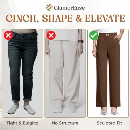 Linebalm Pant, Glamorease - Perfect Drape High Rise Pull-On Stretch Pants, Lightweight Breathable, Reinvent Seniors' Elegance3