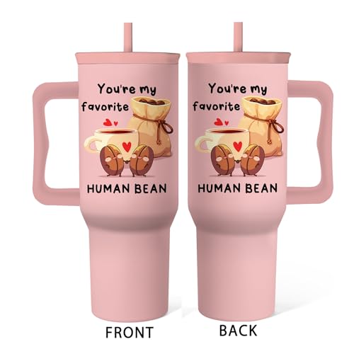 58% Off 40oz Cute Bean Tumbler - Perfect Anniversary Gift - Image 2
