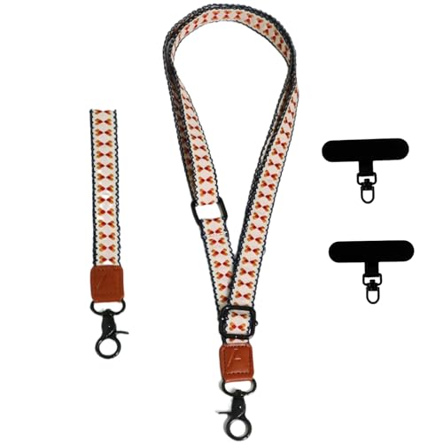 Cordon réglable robuste pour badge identité et clé avec patchs souples - 2