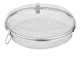 Diseño que ahorra espacio: con una construcción de malla redonda, la cesta de vapor de 20 x 20 x 5 cm maximiza el espacio en tu lavavajillas al sostener de forma segura utensilios pequeños como tenedores y cucharas durante los ciclos de lavado mientras los protege de daños