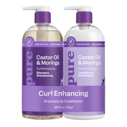 Renpure Castor Oil & Moringa Curl Enhancing Duo