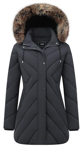 Women's winter coat long puffer jacket (waterproof, warm)
