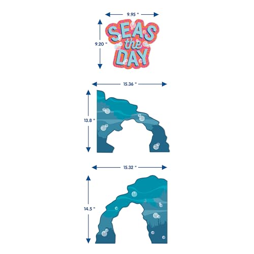 Tableau d'affichage enseignant Eureka Seas The Day 847844 kit multicolore - 4