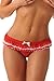Velvet Kitten Peppermint Ruffle Skirt Panty #3113 (Small/Medium) Red/White