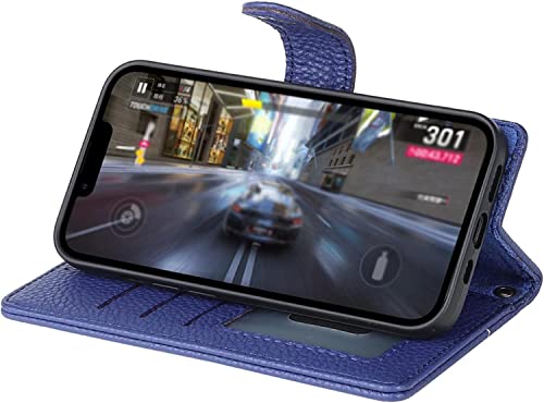 Étui portefeuille iPhone 13 Pro Max en cuir antichoc 5G