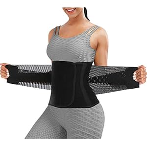 ChongErfei Waist Trainer Belt for Women Man – Waist Trimmer Ab Belt – Tummy Control Body Shaper