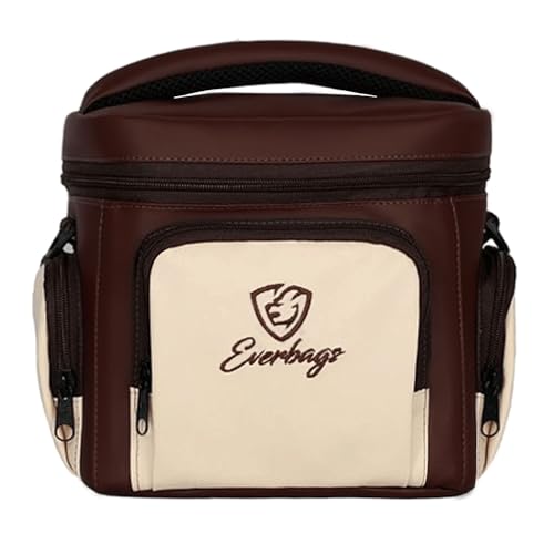Bolsa Térmica Fitness Master Everbags Marrom Creme