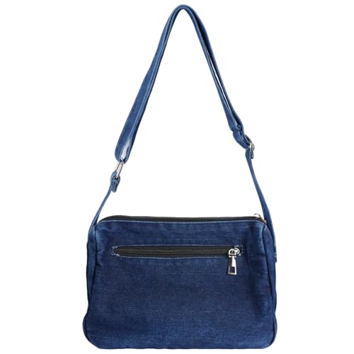 Sac à bandoulière en toile vintage rétro grand format pour femme active