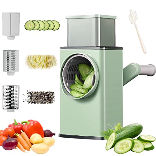 Decoupe Legumes Manuel - 3 In 1 Rapeuse Legume Multifonctions Trancheur De Légumes - Coupe Legumes Cube Coupe Tomates, Pomme De Terre, Fruits, Carotte, Concombre, Oignons