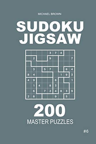 Sudoku Jigsaw - 200 Master Puzzles 9x9 (Volume 6)