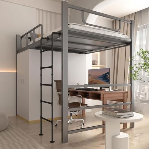 Échelle de lit superposé anti-flexion en fer forgé noir de 1m à 1,5m - 2