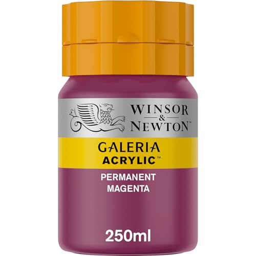 Image of Winsor & Newton Galeria Acrylic Color Tube, 250ml, Permanent Magenta